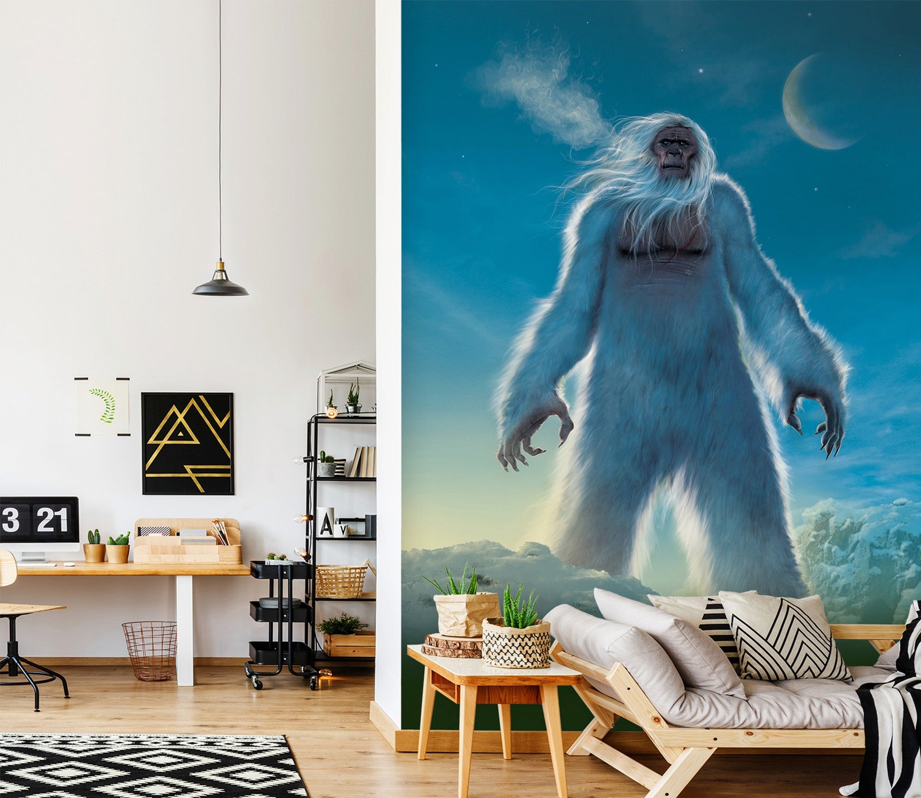 3D Giant Orangutan 1574 Wall Murals Exclusive Designer Vincent