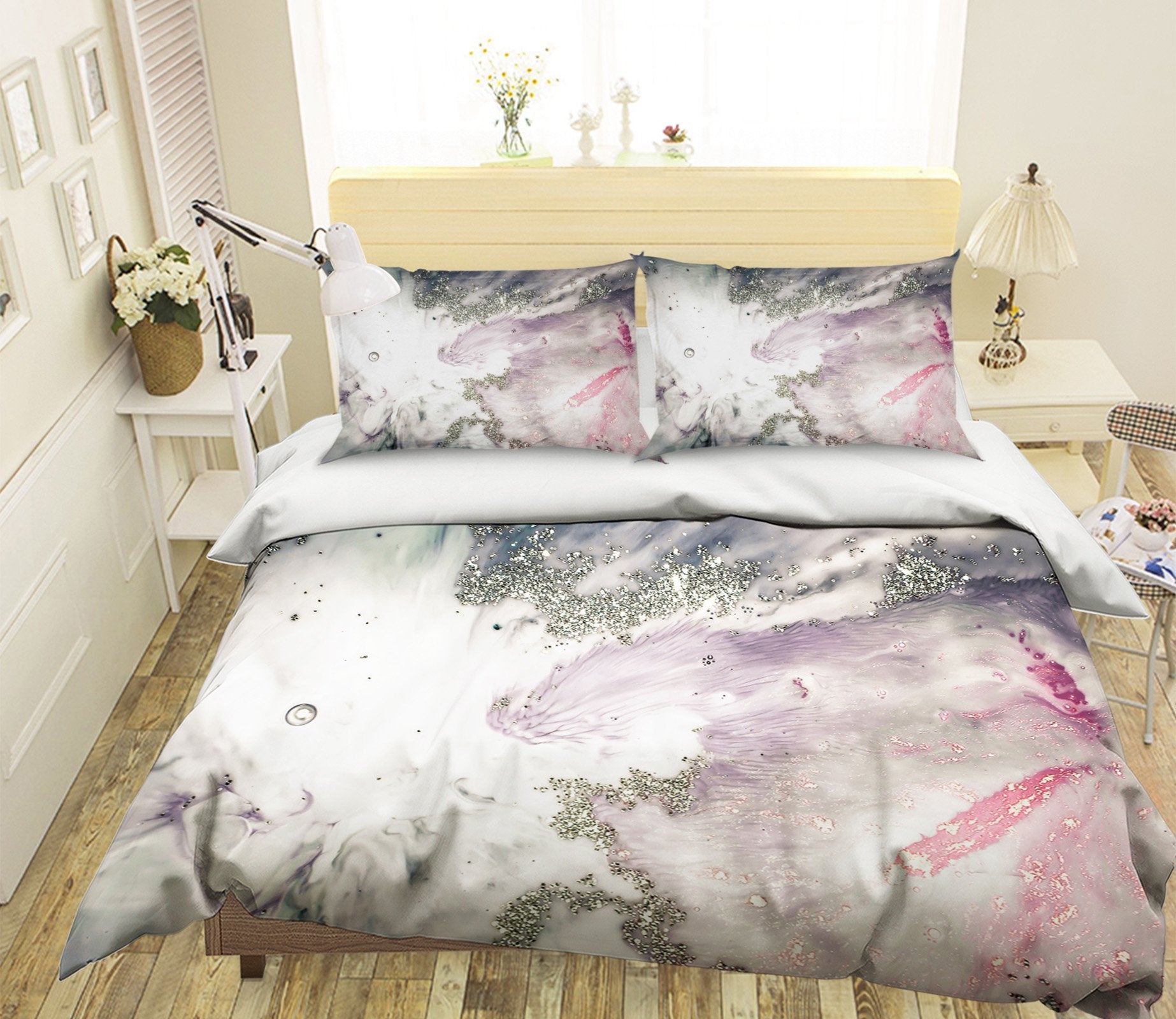 3D Graffiti Ink Painting 064 Bed Pillowcases Quilt