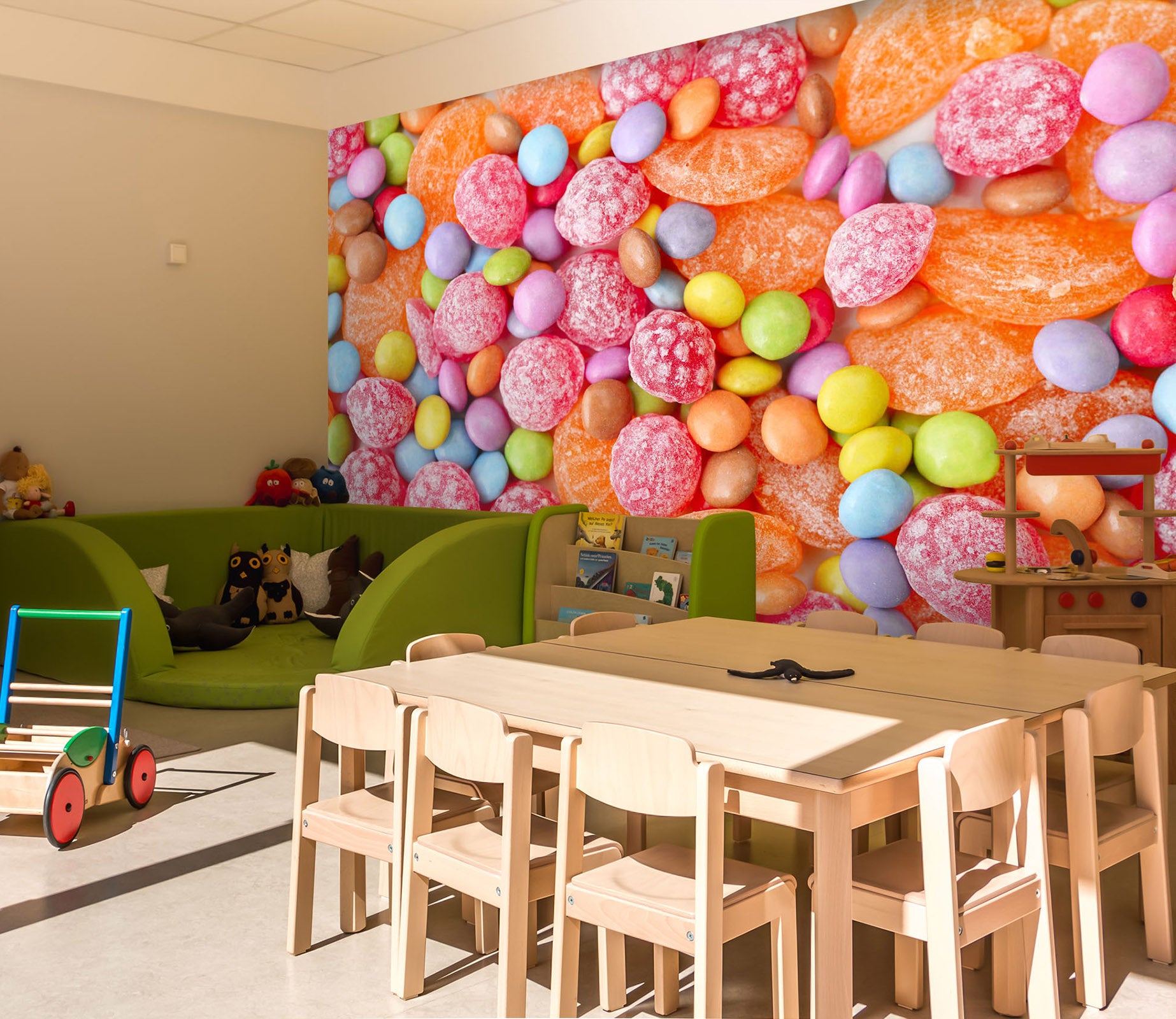 3D Fruit Candy 245 Wall Murals