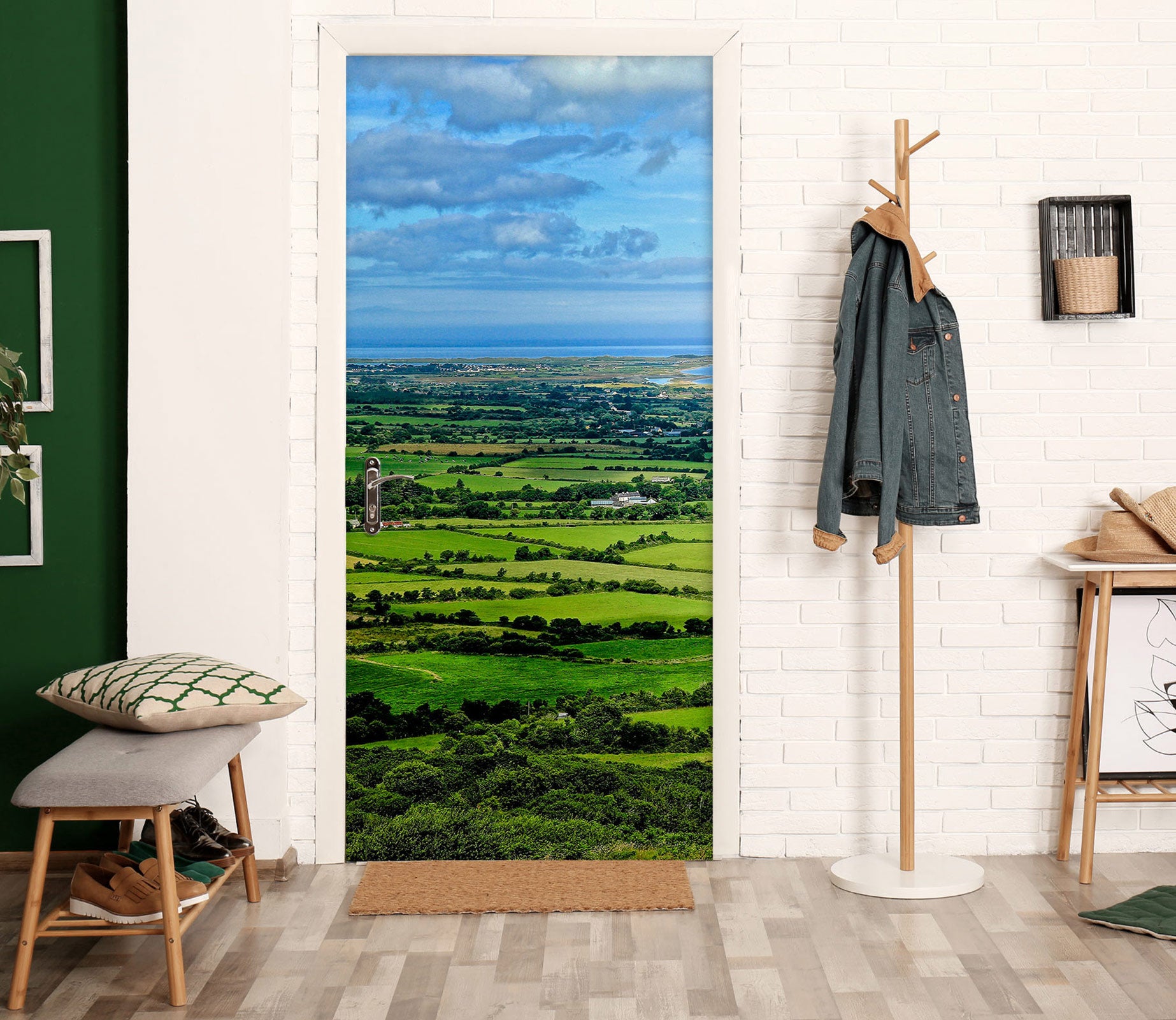 3D Grass Field 110197 Kathy Barefield Door Mural