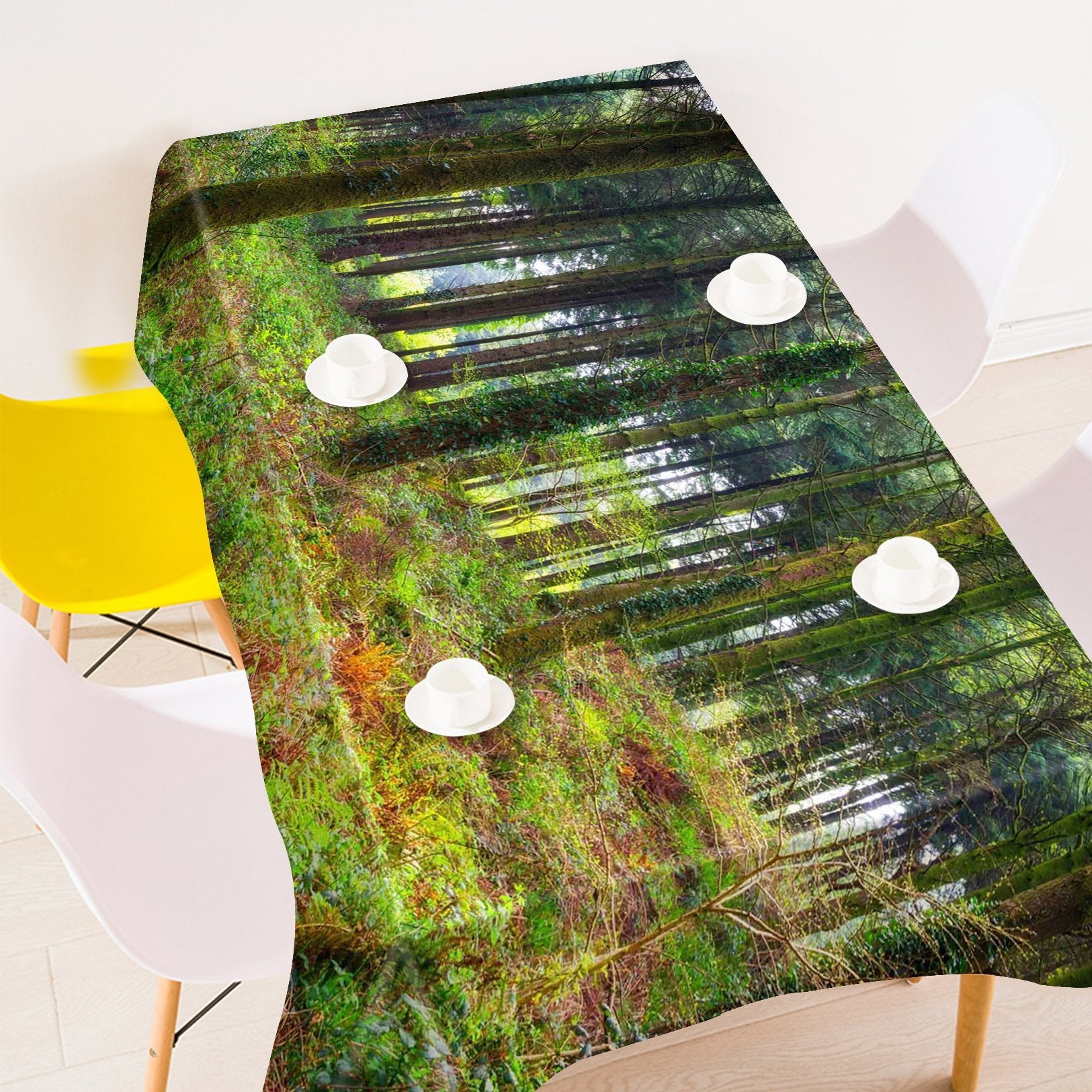 3D Forest Weeds 536 Tablecloths