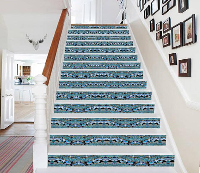 3D Glass Patterns 612 Stair Risers
