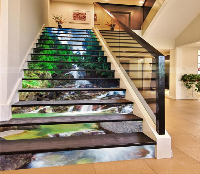 3D Forest Stony River 665 Stair Risers