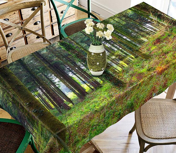 3D Forest Weeds 536 Tablecloths