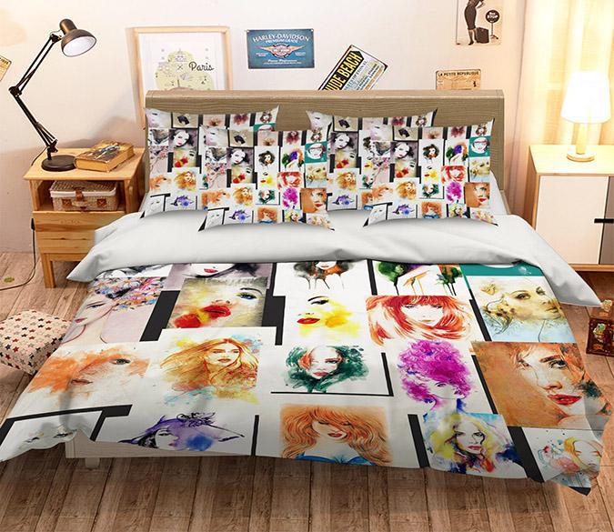 3D Graffiti Fashion Women 278 Bed Pillowcases Quilt