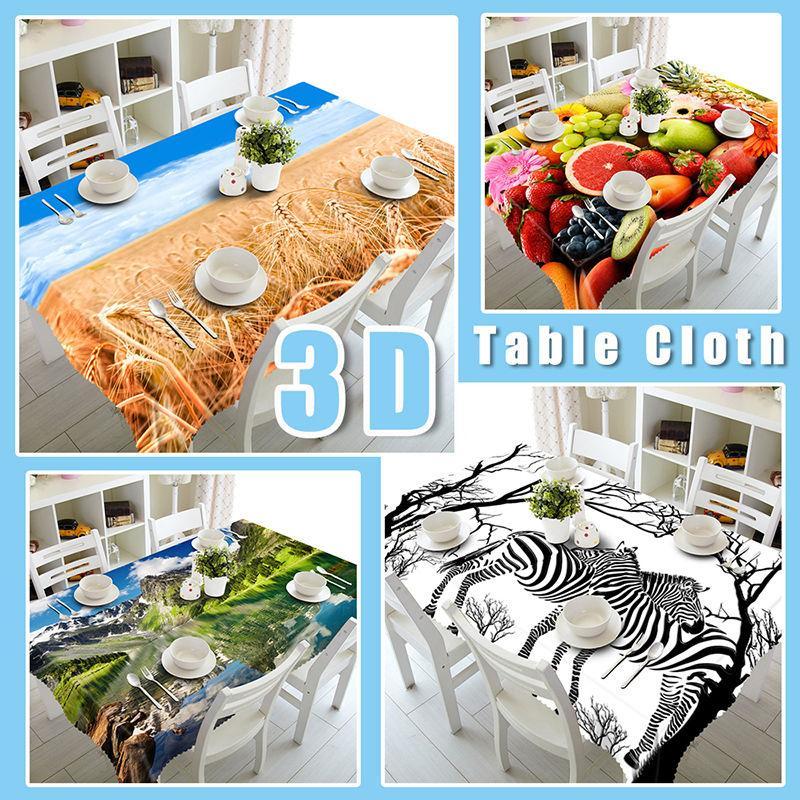 3D Fresh Strawberries 1506 Tablecloths