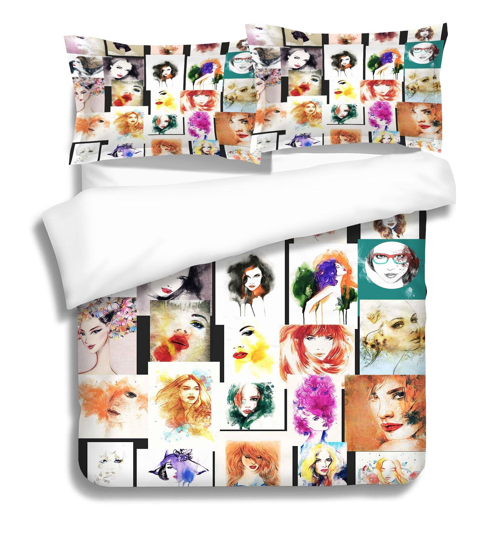 3D Graffiti Fashion Women 278 Bed Pillowcases Quilt