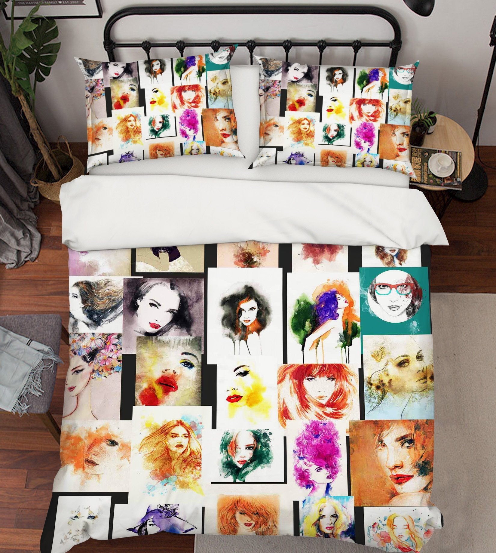 3D Graffiti Fashion Women 278 Bed Pillowcases Quilt