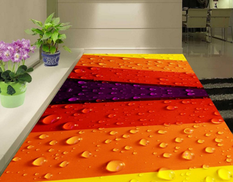 3D Four Color Lines 367 Floor Mural  Wallpaper Murals Rug & Mat Print Epoxy waterproof bath floor