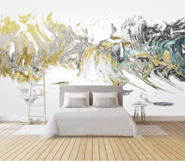 3D Green Abstract WC2122 Wall Murals