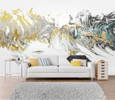 3D Green Abstract WC2122 Wall Murals