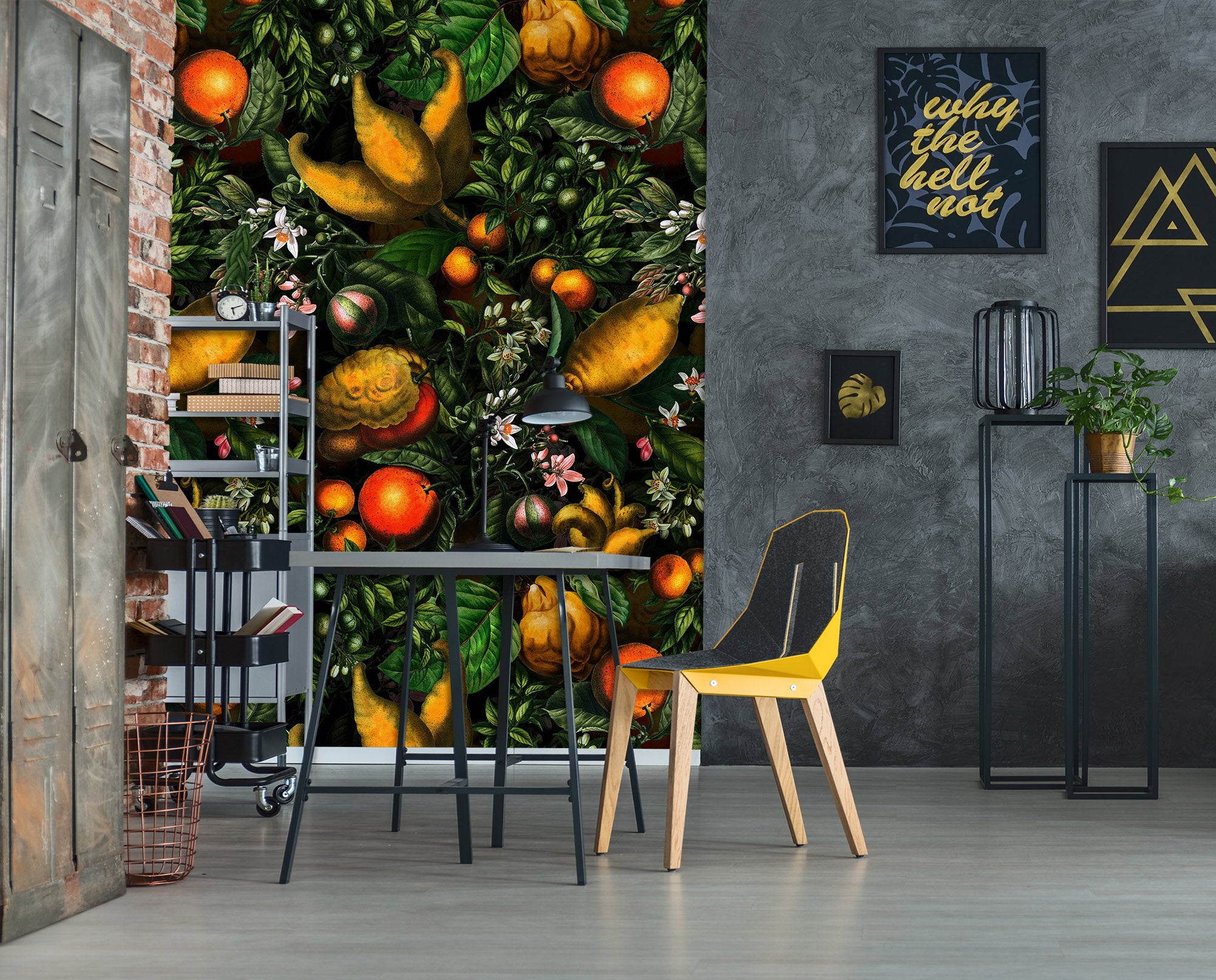 3D Golden Fruit 181 Uta Naumann Wall Mural Wall Murals