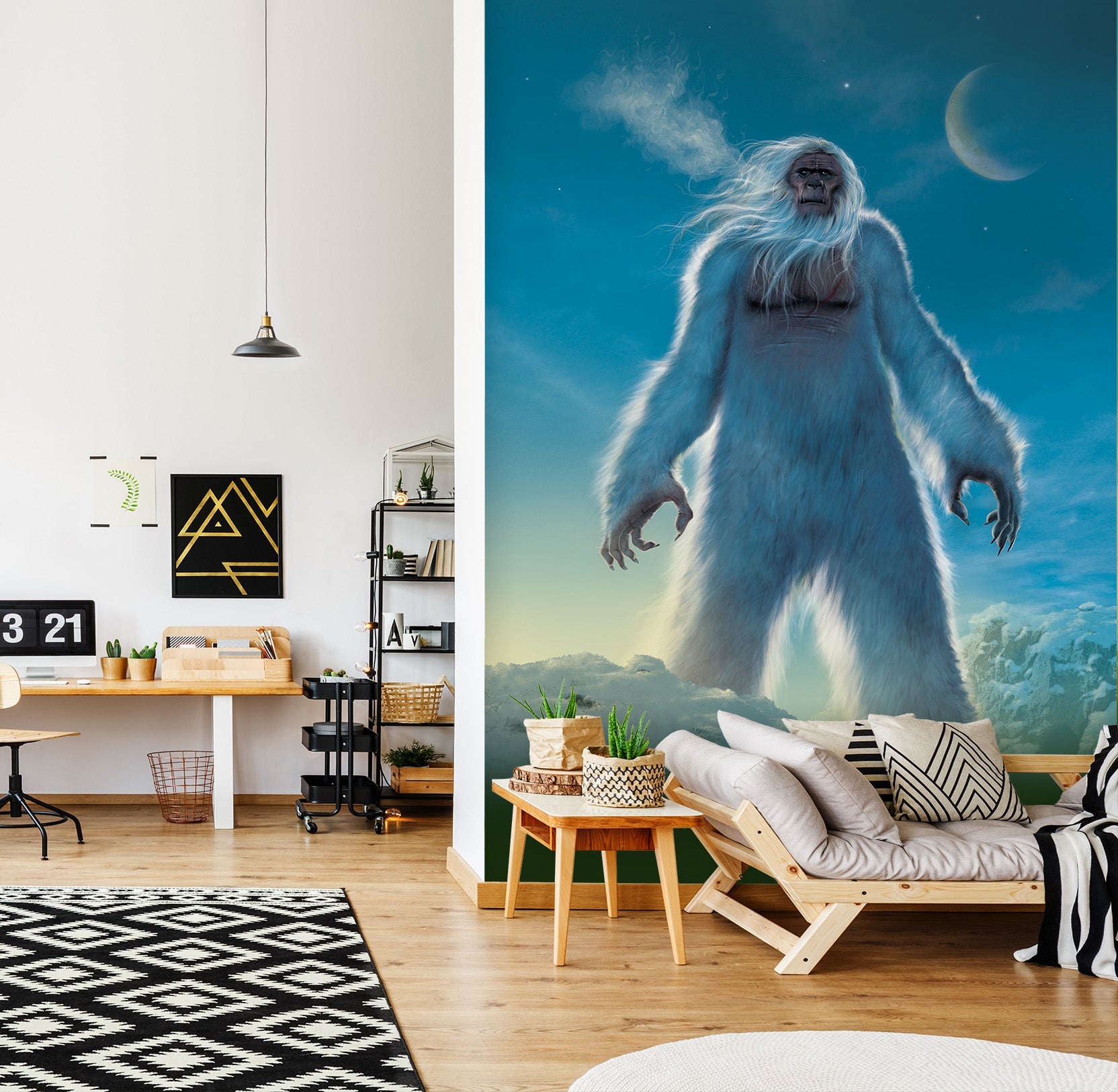 3D Giant Orangutan 1574 Wall Murals Exclusive Designer Vincent