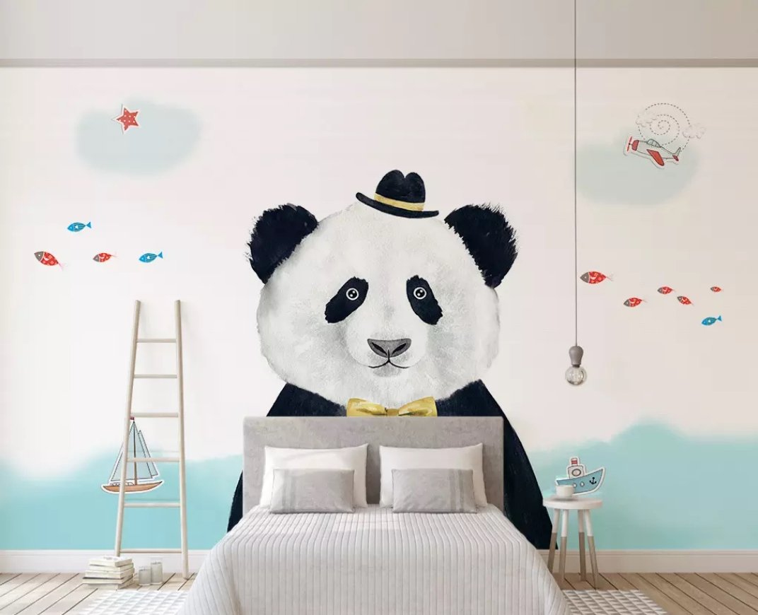 3D Giant Panda 174 Wall Murals