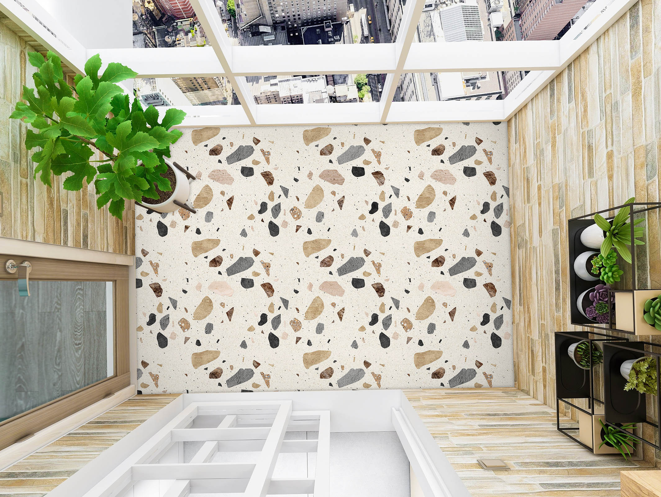 3D Fresh Style 768 Floor Mural  Wallpaper Murals Rug & Mat Print Epoxy waterproof bath floor