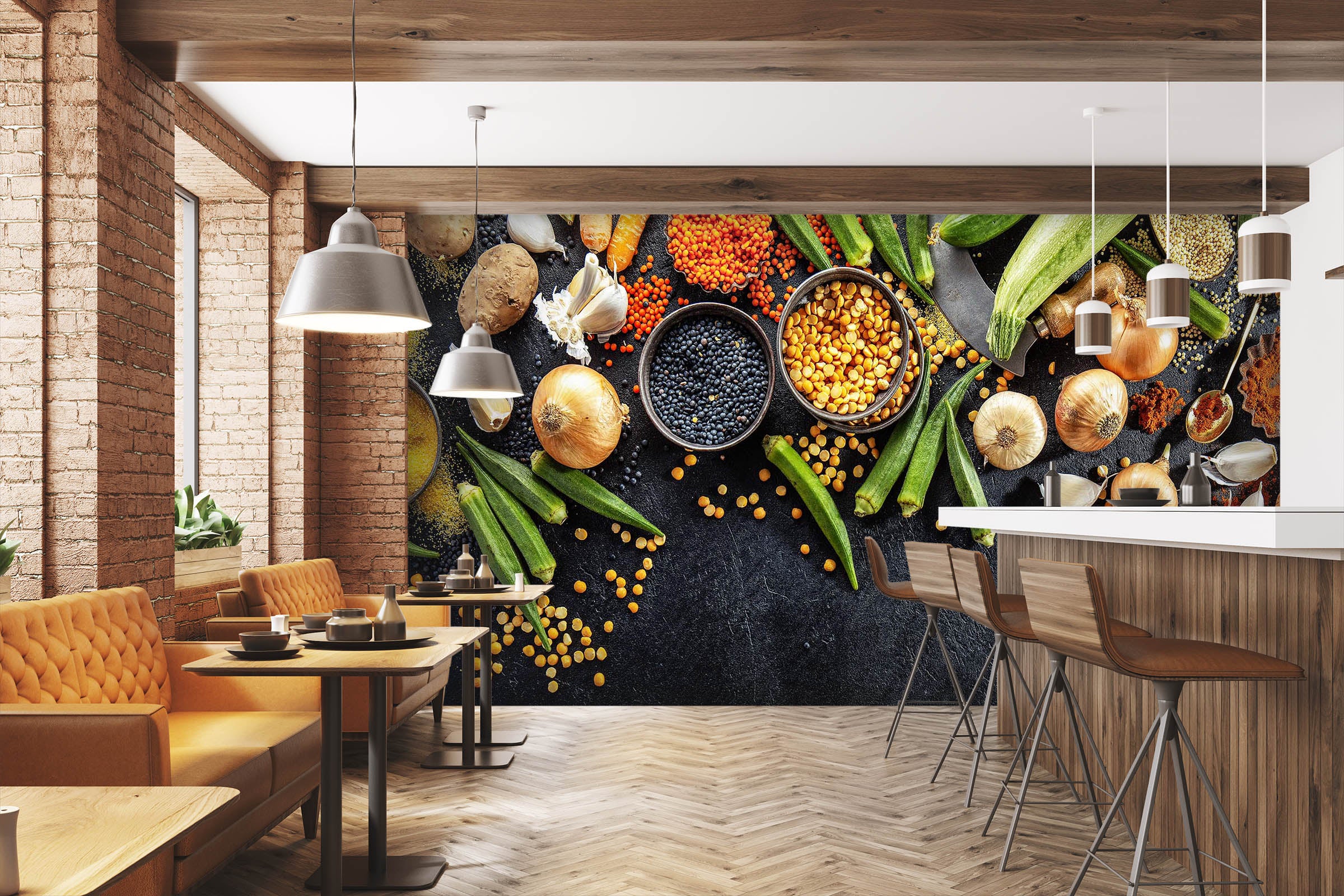 3D Frying Pan 1459 Wall Murals